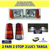 Autokit Fari Luci per Panda Sisley Stop Fanali Anteriori Posteriori Luce Targa kit da 6