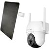 ARENTI GO3G Kit3-4G LTE - Telecamera di sorveglianza senza fili 2K 3MP con pannello solare incluso