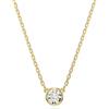 Swarovski Pendente Imber, Taglio Round, Bianco, Placcato color oro