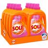 Sole Detersivo Lavatrice Liquido Potere Smacchiante 328 Lavaggi, Formula Igienizzante, 8 Confezioni da 41 Lavaggi