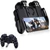 Yunir Mobile Game Controller con Ventola di Raffreddamento, 4 Trigger Gamepad Dissipazione di Calore Smartphone Gaming Maniglia Gioco Chiave Ausiliaria per Telefoni Sotto 4.7-7.0 pollici