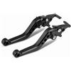 Yosoo Health Gear Leve freno moto 1 paio Leve freno a doppio disco cambio scooter moto universale per Yamaha Honda Suzuki GY6 XMAX 400 (nero)
