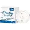 Shelly Plus Smoke, Rivelatore di Fumo Wi-Fi e Bluetooth, Allarme Antincendio, Sensore Fotoelettrico, Durata Batteria 5 Anni, EN 14604, Notifica Immediata, Alexa, Google Home, iOS Android