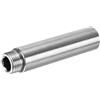 Unifizz Braccio di estensione per soffione doccia, 100 mm, estensore per soffione doccia, in acciaio inox 201, filettatura G1/2 da maschio a femmina