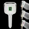 JINYOMFLY Doccetta LED con Display Temperatura, Portata e Consumo, 3 Modalità Doccino per Doccia con Luci, Soffione Doccia con Display Digitale a LED, Senza Batterie