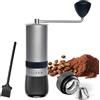RichLuck Macinacaffè manuale - Macinacaffè con 5 gradi di macinazione da grossa a fine - macinacaffè a mano in acciaio inox per caffè espresso a francese, idea regalo ideale