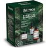 Bullfrog - Kit Everyday Essentials, Agnostico Balsamo Multifunzione Originale 100ml, Pasta Esfoliante Lavabarba 100ml, Gel Doccia Multiuso Secret Potion N.3 250ml