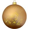 Christmas Inspirations Christmas Inspiration - Palla di Natale in Vetro a Led - Re Leone