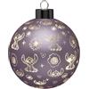 Christmas Inspirations Christmas Inspiration - Palla di Natale in Vetro a Led - Stitch