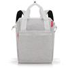 Reisenthel allrounder R - Zaino e borsa in uno - Con patta per trolley da viaggio, Couleur:sky rose