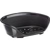 Ferplast Cesta Siesta Deluxe nera - Tg. 12: L 111 x P 80,5 x H 33,5 cm