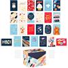 American Greetings Assortimento di 25 biglietti di compleanno con buste, sigilli e scatola portaoggetti (Wish Big)
