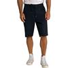 JP 1880 Bermuda, Flexnamic, Elastico in Vita, 4 Tasche Pantaloni, Blu Navy, 6X-Large Uomo