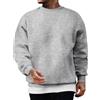 JMIERR Felpa con Cappuccio in Cotone Uomo 2025 Casual Maglietta Lunghe Pullover di Base S-3XL Grigio,M
