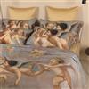 Ferò Parure copripiumino matrimoniale Angeli in raso 300 TC