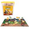 ColorBaby Animal World - Set di animali da fattoria, 60 pezzi, animali e accessori, dimensioni assortite, max. 12 cm, Agricoltori, Figure Giocattolo, bambini +3 anni (39323)