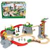 BRIO World 36010 Mountain Freight Set Deluxe - Divertimento ferroviario su più livelli con tanti accessori