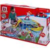 BB Junior- May Choyong Group Mega Pack Primo Tappeto + 1 Veicolo, Garage per Bambini dai 12 Mesi - 88612, Multicolore