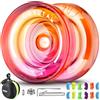 MAGICYOYO Dual Purpose Yoyo for Kids - Perfetto per principianti e giocatori avanzati, extra sostituzione unresponsive Yoyo Bearing + 12 corde Yoyo + strumenti di rimozione + Axle + Yo-Yo Bag (Crystal