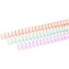 Craftelier - Spirali di Rilegatura a Clic Passo 3:1, Tonalità Pastello
