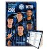EURO PUBLISHING Calendario da Parete Verticale Inter 2026 + Calendario da Scrivania 13 Mesi Ufficiale FC Internazionale Milano Neroazzurro