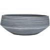 vidaXL Lavabo da Appoggio Grigio Rotondo Φ41x14 cm Ceramica