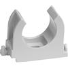 SOMA Fascetta in plastica per tubo, grigia, 25 mm, confezione da 24, collare di serraggio
