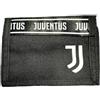 SJ Seven SEVEN Portafoglio Uomo -F.C. JUVENTUS Calcio, Nero Bianco - Portamonete con Chiusura Cerniera ZIP - Multi Scomparti Interni - Portafoglio Bambino- Squadre Calcio Serie A - Tifoso Juventino