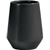 Spirella - Bicchiere Joshua Nero in Ceramica 300 ML, Elegante e Pratico per il Bagno, Design Moderno, Ideale per Uso Quotidiano, 9x9x11.5 cm, Grès