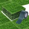 Mudder Erba artificiale da 30,5 x 30,5 cm, tappeto erboso sintetico per cani, con nastro adesivo, per interni ed esterni (12 pezzi)