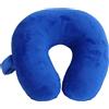 Wolf Essentials World's Best - Cuscino cervicale per bambini, in morbida microfibra, colore: blu