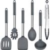Herogo Set di utensili da cucina in silicone 6PCS (grigio)