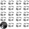 Saituo Home 100 ganci per grondaia di luci da tetto per luci di Natale (piccoli)