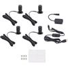 Spacnana Mini Faretto LED USB 4 Pezzi 5V Faretto Con Display A LED Cavo Lungo 6.6 Piedi Per Display Luci Decorative Camera (Luce bianca 6000K)