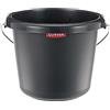 CURVER Secchio 5L con Manico in Metallo per la Casa - Pattumiera Pratica e Impilabile - Per Lavare Vestiti, Stoviglie, Pavimenti - 24 x 24 x 19,5 cm - Grigio Antracite