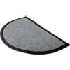 Comart - Zerbino Asciugapassi Kelly - 40x60 cm - Tappeto Sintetico Fuori Porta - Assorbente e Antipioggia - Fondo Antiscivolo in Gomma - per Ingresso Esterno o Interno - Mezzaluna - Grigio Chiaro