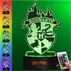 Get Trend Harry Potter Hogwarts LED Luce Notturna, Lampada da Comodino con Luminosità Regolabile, USB Alimentato a Batteria, 16 Colori e 4 Modalità (Multi Harry Potter)