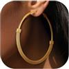PROSTEEL 70MM Oro Orecchini Cerchio a Maglia Metallica, 20-82mm Varie Dimensioni, In Acciaio Ipoallergenico, Orecchini Donna Oro, Chiusura Minimalista, Regalo Compleanno