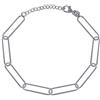 Schmuck Les Poulettes LES POULETTES BIJOUX - Bracciale Argento 925 Rodiato Maglia Cavallo