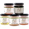 Agricola Miglioretti, Miele Italiano 100% Naturale (5x100g) - Set Degustazione con Acacia, Castagno, Millefiori, Tiglio, Menta - Idea Regalo Gourmet Artigianale.