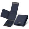 VULKIT Portafoglio da uomo con blocco RFID, minimalista, multipiega, leggero, per oltre 20 carte, contanti, banconote, Blu, Minimalista