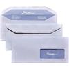 Blasetti 500 Buste SILVERMATIC LUX - Commerciale Gommata F.to 110x230 in carta uso mano FSC 80 gr. Con finestra 40x100 - Pigna Envelopes