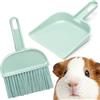 Mygeromon Gabbia Porcellino D'india Spazzole Mini Scopa e Paletta Set per Conigli/Criceti/Piccoli Animali Dustpan And Brush