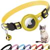 Croc-Cat Collare gatto Airtag con porta per localizzatore - Accessori per sicurezza gatti - Compatibile con Apple airtag - Airtag GPS non incluso !