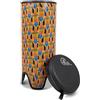 Toca Nesting Drums Freestyle II Tubadora 10 x 24 Kente Cloth TSSTB-10K-SLT
