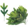Ashuxxn 30 Pezzi Rami di Pino Artificiale di Natale Ghirlanda di Foglie di Albero di Pino Foglie Verdi Ghirlanda di Aghi Rami di Pino Artificiale per Decorazioni Natalizie Fiori Ghirlande Decorazioni Festive