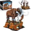 Mavo brix Set gigante di mammut fossile con base habitat, elefante Crossing Toys compatibile con set di animali e dinosauri Lego Animal, regalo di Natale per adulti, 1310 pezzi