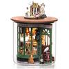 Foyucool Casa in Miniatura DIY con Mobili, Kit di Costruzione per Adulti, Modellino in Legno da Montare, Compleanni e Natale, Negozio di Magia