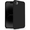 N NEWTOP Cover Compatibile per Apple iPhone 16E, Custodia TPU SOFT Gel Silicone Ultra Slim Sottile Flessibile Case Posteriore Protettiva Anti Urto Guscio Scocca Colorato Fina (Nero)
