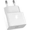 ASKUBSKU 25W Caricatore Mini per Galaxy A35 A55 A54 A34 A53 5G Samsung A16 A17 A26,Ricarica Rapida PD 25 Watt di Caricabatterie USB C Spina Mobile per Samsung S26 S25 Tab S9 FE Z Flip7,Solo Adattatore